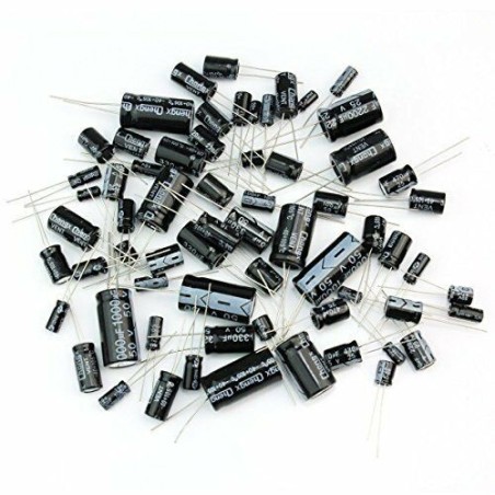 Condensatore elettrolitico 100uF 100V