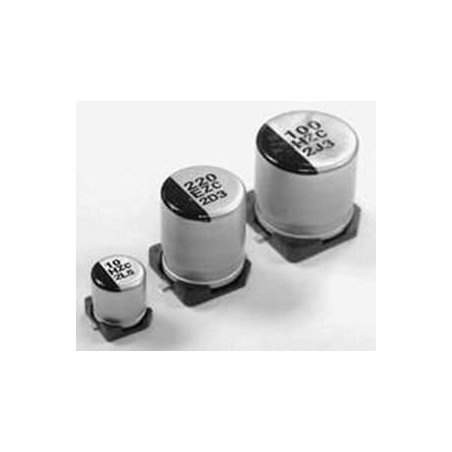 Condensatore elettrolitico SMD 100uF 16V 85°C - confezione 10 pezzi