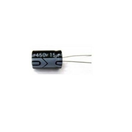 Condensatore elettrolitico 15uF 450V 105°C