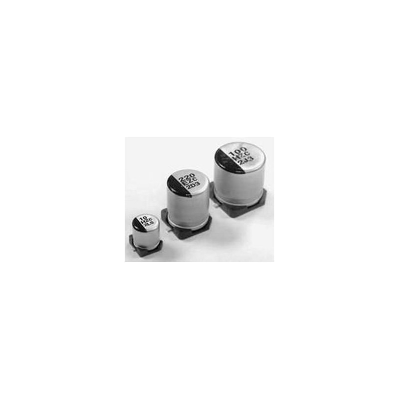 Condensatore elettrolitico SMD 470uF 16V 85°C -  confezione 5 pezzi