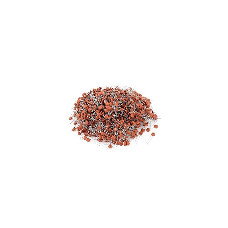 Condensatore ceramico a disco 680pF 50V - confezione 25 pezzi