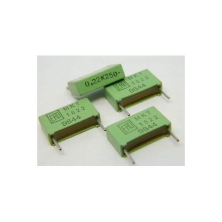 Condensatore poliestere MKT1822 0,39uF 100V - confezione 5 pezzi