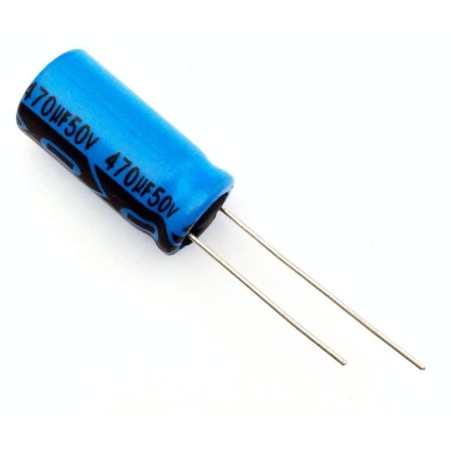 Condensatore elettrolitico 470uF 50V 85C° Radiale