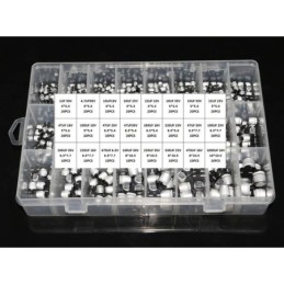 Condensatore elettrolitico in alluminio 1UF ~ 1000UF 6.3V-50V confezione da 400