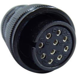 Connettore circolare 10 poli - femmina
