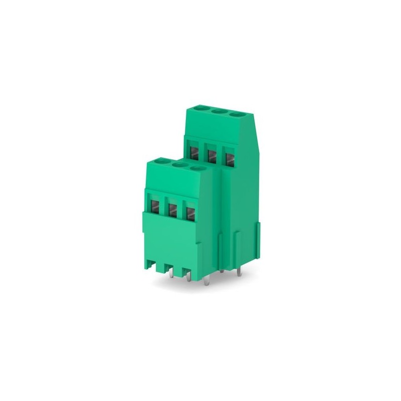 Connettore SAURO PSM030M2 - 3 vie P.10mm