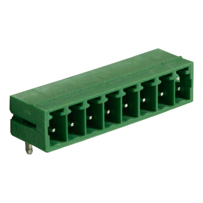 Connettore maschio, 8 Poli, 3.81mm Passo, 8A, 1.31mm², Angolo retto