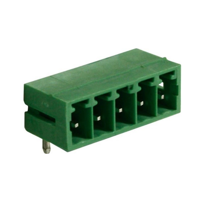 Connettore maschio, 5 Poli, 3.81mm Passo, 8A, 1.31mm², Angolo retto