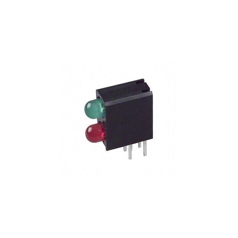 Bi-Level PCB LED Indicator - Verde/Rosso
