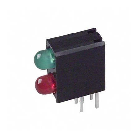 Bi-Level PCB LED Indicator - Verde/Rosso