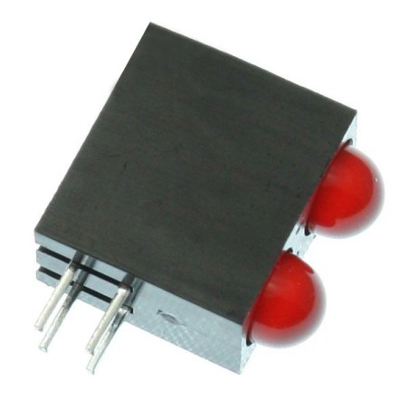 Bi-Level PCB LED Indicator - Rosso