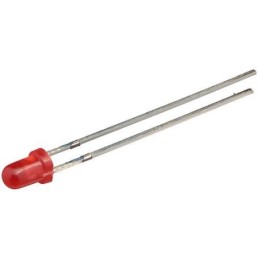 Diodo LED rosso 3 mm - confezione 25 pezzi