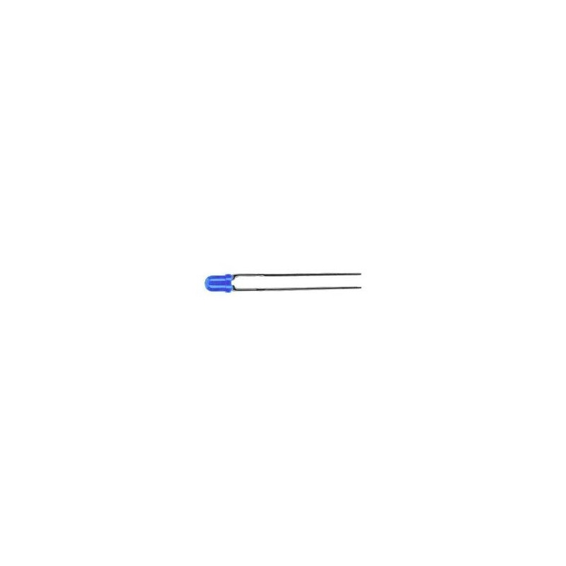 Diodo LED blu 3mm - confezione 10 pezzi