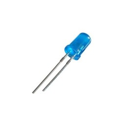 Diodo LED blu 5 mm - confezione 10 pezzi