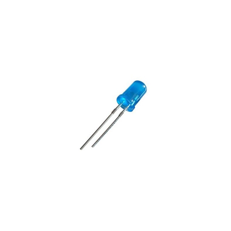 Diodo LED blu 5 mm - confezione 10 pezzi