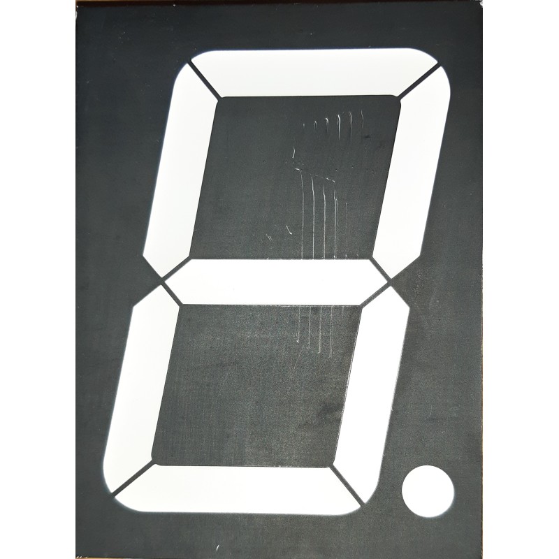 Display a led gigante rosso