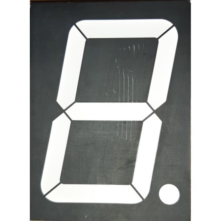 Display a led gigante rosso