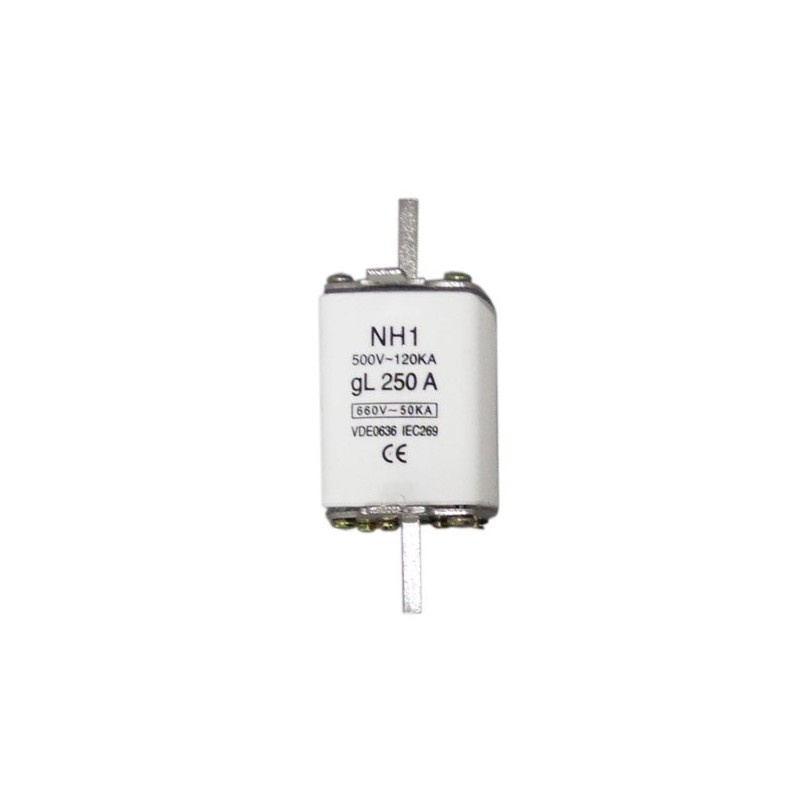 Fusibile 250 A gL NH1 500V - 120kA FATO