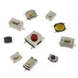 Kit 250 interruttori a pulsante tattile varie misure