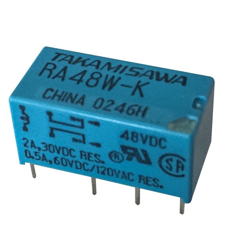 Relè 48V DPDT - RA-48W-K - TAKAMISAWA