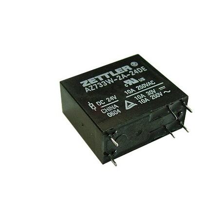 Relè 24V DPST - AZ733W-2A-24DE - ZETTLER