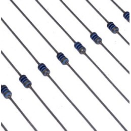 Resistenza assiale 10ohm 1/16W 5% - confezione 100 pezzi