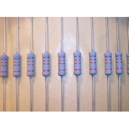 Resistenza 1,5 Kohm 2W 10% - confezione 10 pezzi