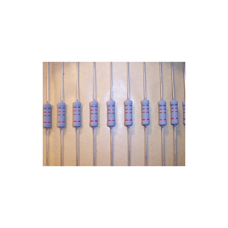 Resistenza 33 ohm 2W 5% - confezione 5 pezzi